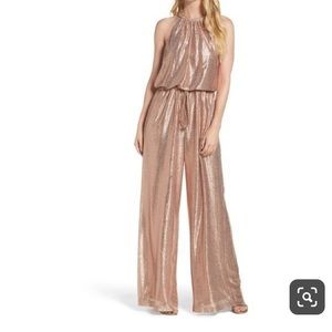 NWT Vince Camuto rose gold jumpsuit